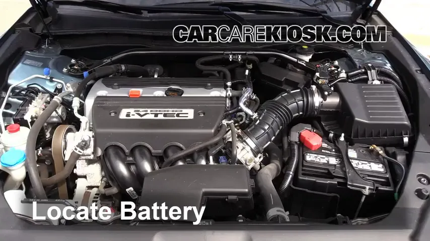 2013 Honda Crosstour EX-L 2.4L 4 Cyl. Battery Replace